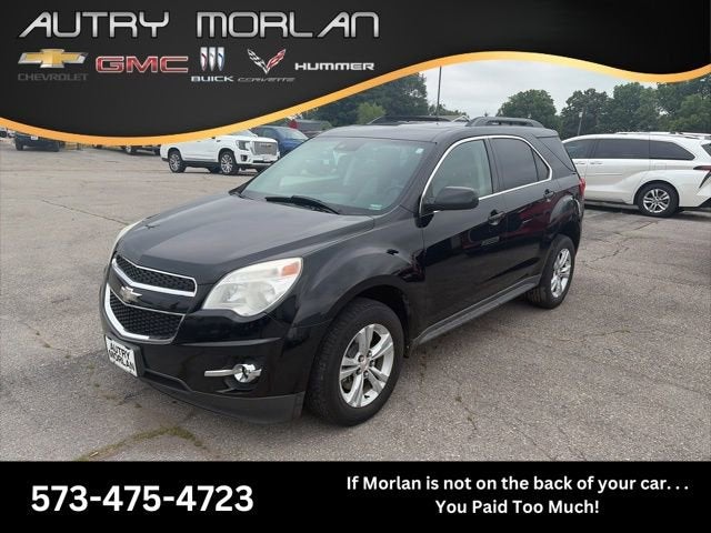2015 Chevrolet Equinox LT in Black — front three-quarter view