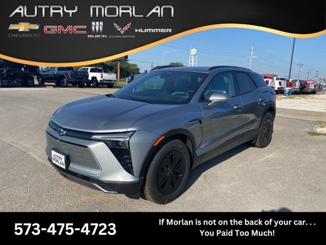 2026 Chevrolet Blazer EV LT in Sterling Gray Metallic — front three-quarter view